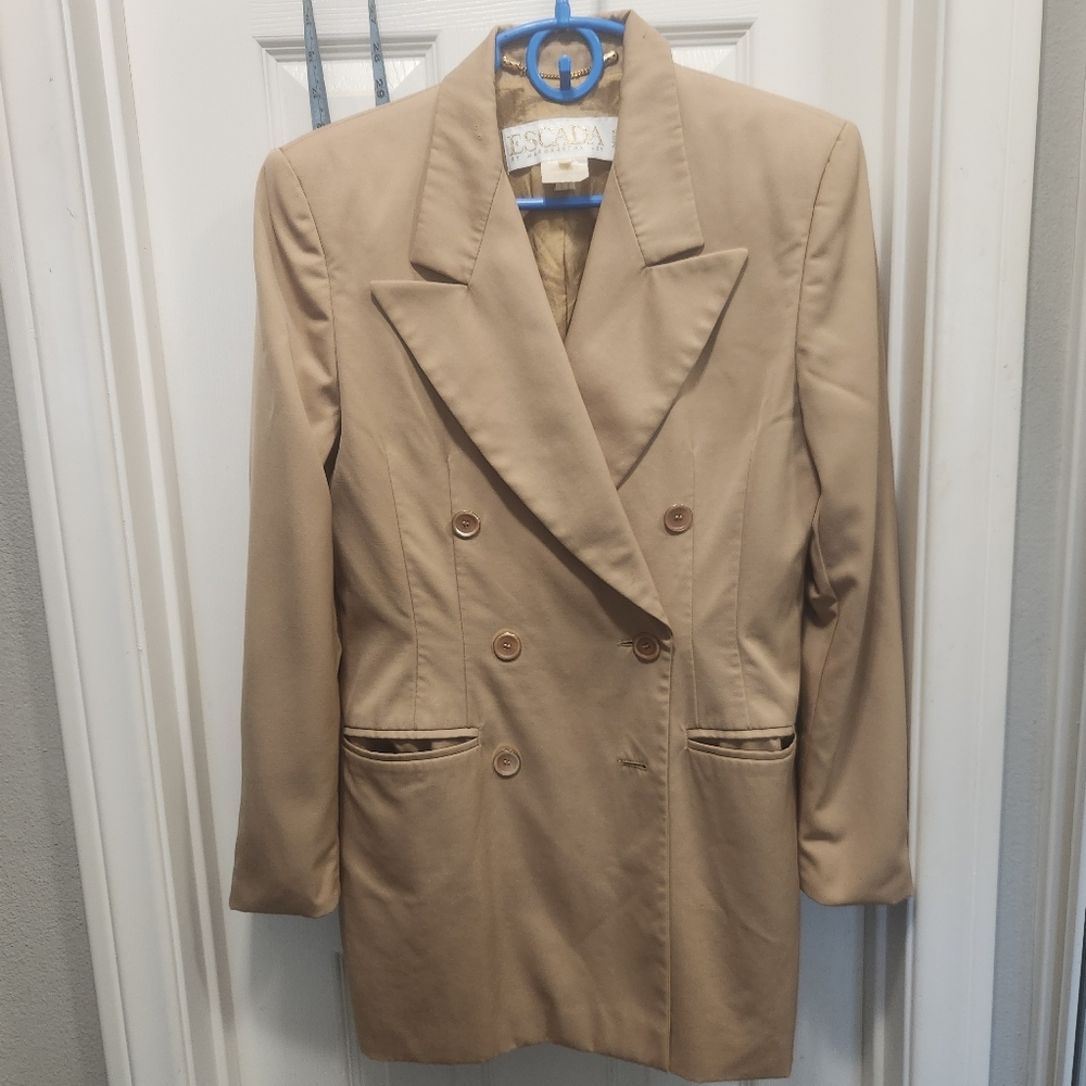 Escada vintage wool blazer jacket size 38